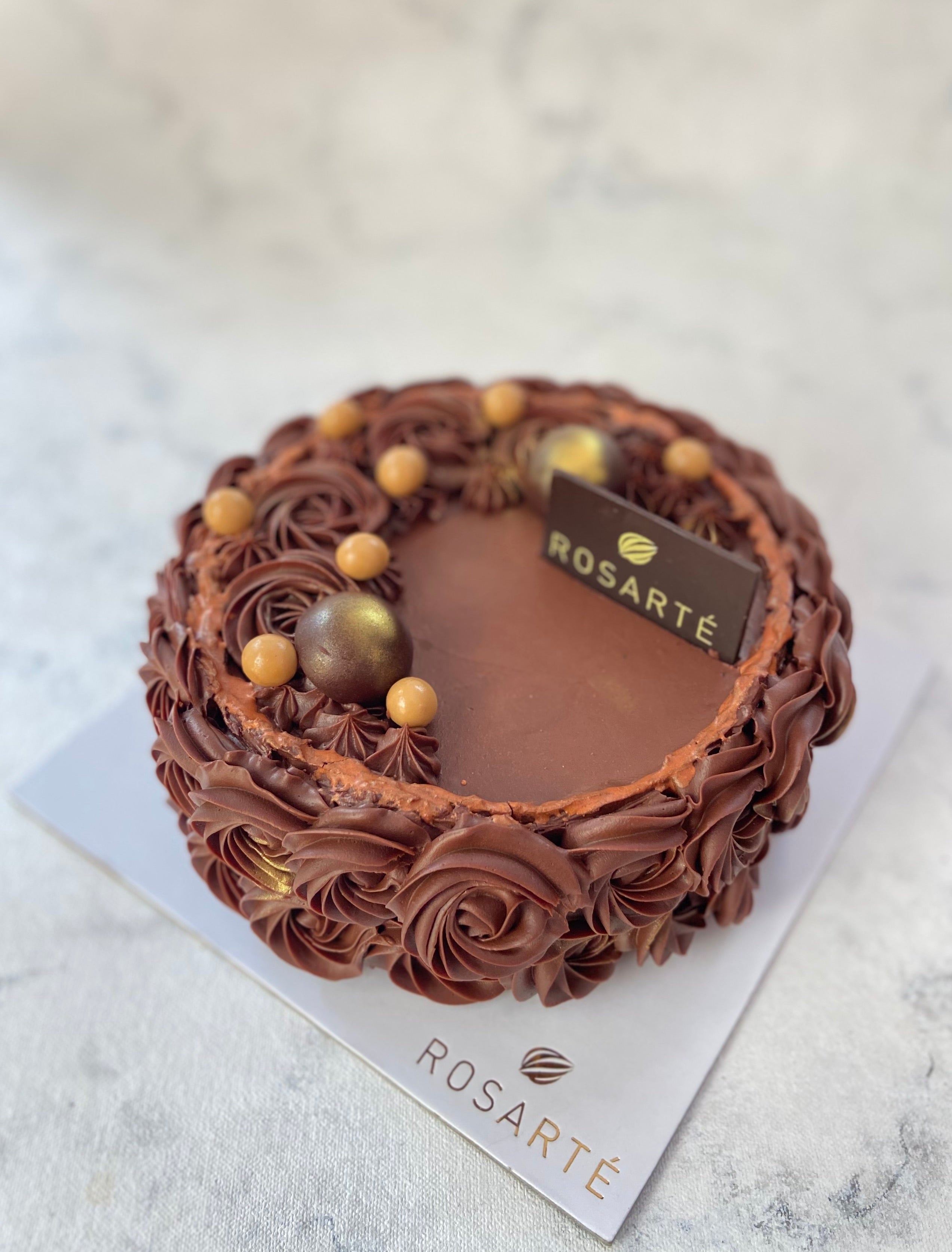 Belgium store chocolate cake